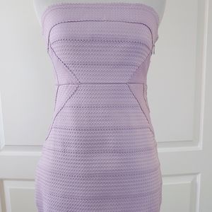 Strapless Purple Pastel Dress